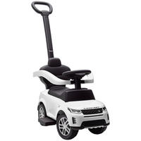 RUTSCHFAHRZEUG DE-16979 2-in-1 Schiebeauto mit abnehmbarem Schiebegriff Weiß - Weiß, Kunststoff (84/40/94.5cm) - ComfortXL