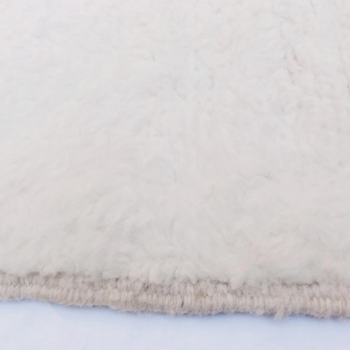 BERBERTEPPICH aus reiner Wolle 306x 366 cm - Beige, Naturmaterialien (306/366cm) - AFK Living