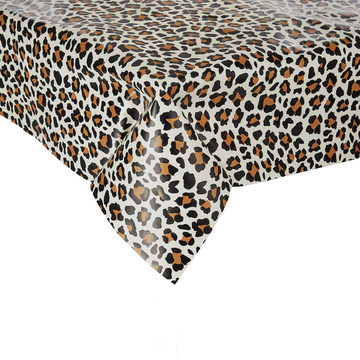 TISCHDECKE Waterproof 130x160 cm - Schwarz/Braun, Textil (110/110cm) - Butlers