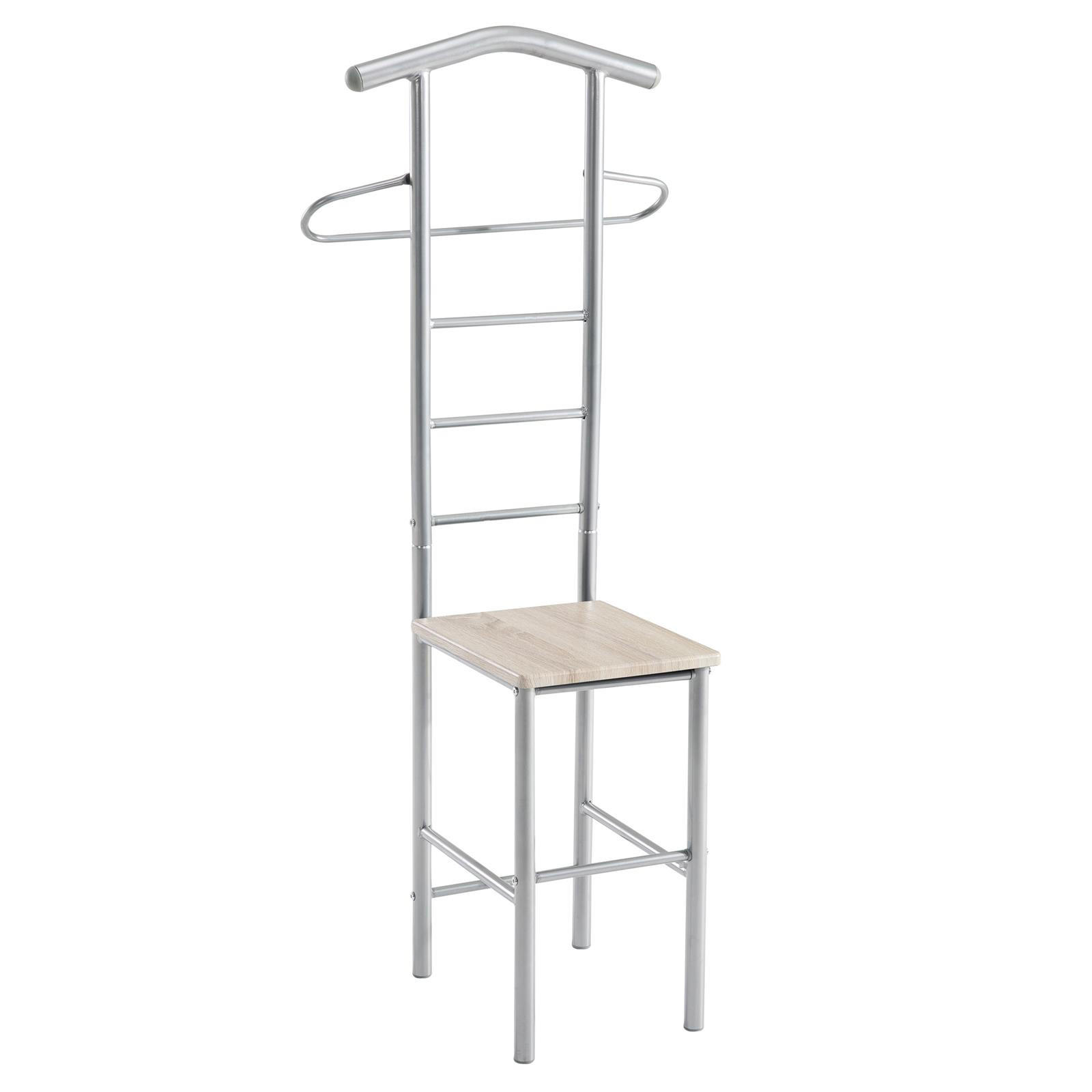 HERRENDIENER JIVO - Sonoma Eiche, Metall (53/121/47cm) - CARO-Möbel