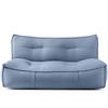 GARTENSOFA LOVIA Lounge, Marineblau/Weiß - Dunkelblau, Textil (177/82/106cm) - KONSIMO®