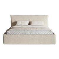 POLSTERBETT Softie Hellbeige Boucle 160 cm - Beige, Textil (160/200cm) - Selsey