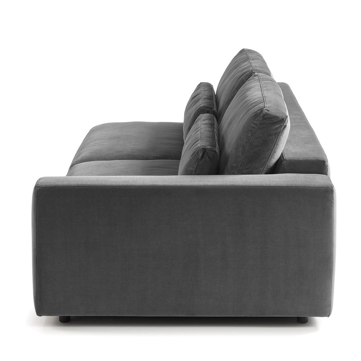 3-SITZER MODULSOFA - Grau, Textil (228/80/117cm) - home24