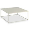 COUCHTISCH HILAR - Beige, Metall (80/80/35cm) - IDIMEX