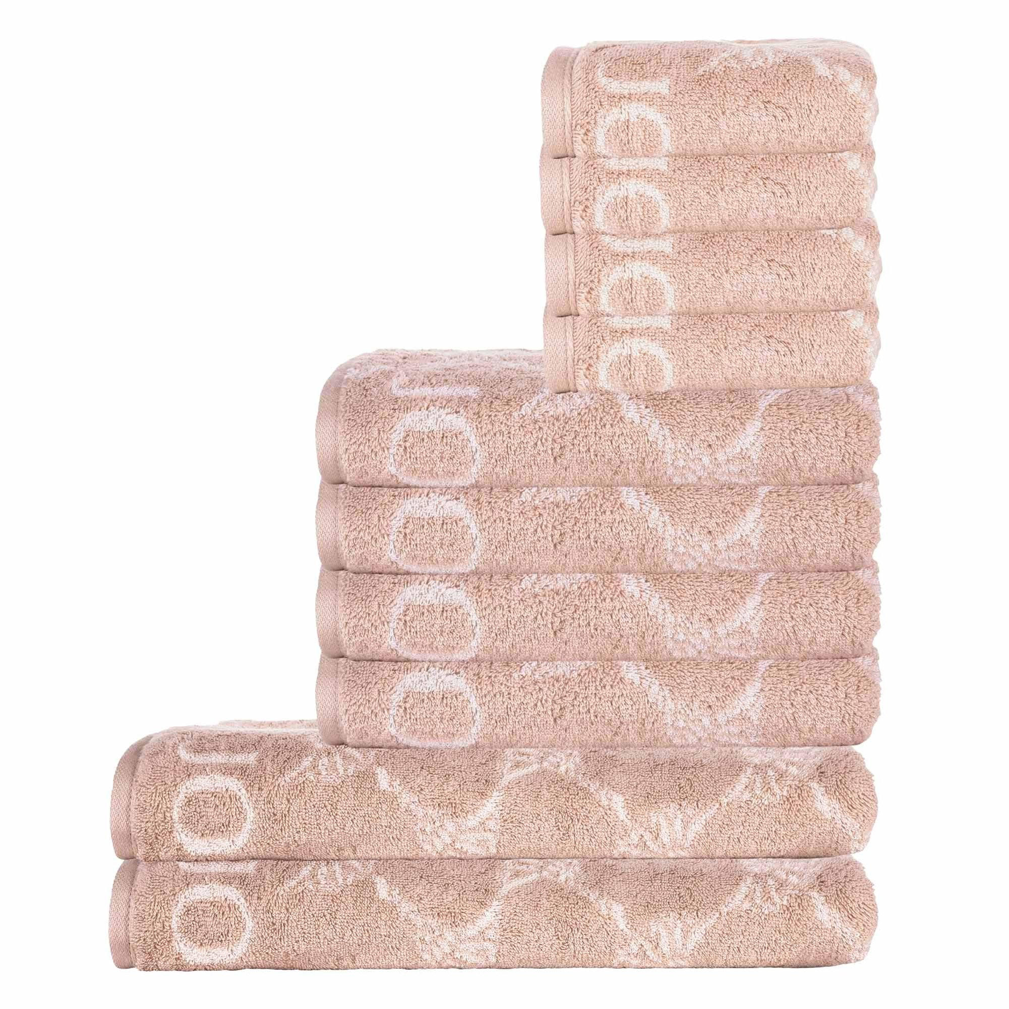 HANDTUCH Unisex Rosa Baumwolle 10er Pack - Rosa, Textil (60/120cm) - Joop!