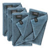 GÄSTEHANDTUCH 4ER SET AUS 100 % BAUMWOLLE SENSE - Blau, Textil (30/50cm) - Schöner Wohnen