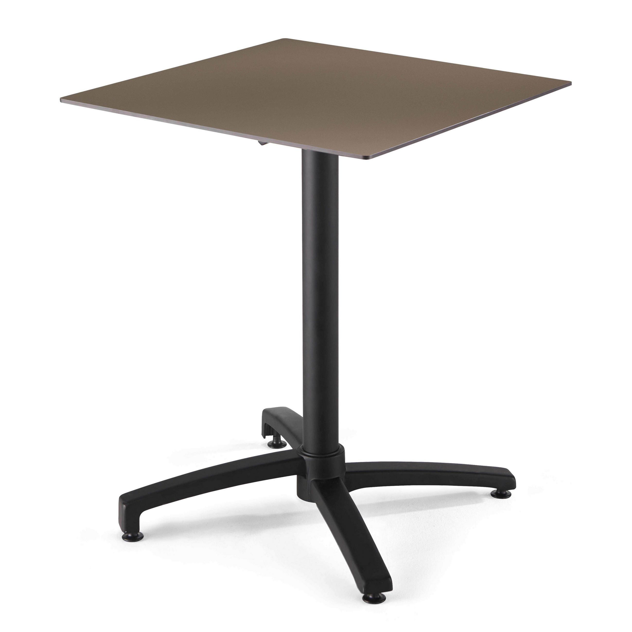 TERRASSENTISCH, Taupe - Taupe, Holzwerkstoff (60/60/72cm) - Oviala