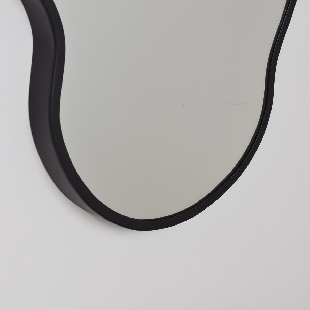 WANDSPIEGEL Origa Schwarz - Schwarz, Metall (40/70/4cm) - LOFT42