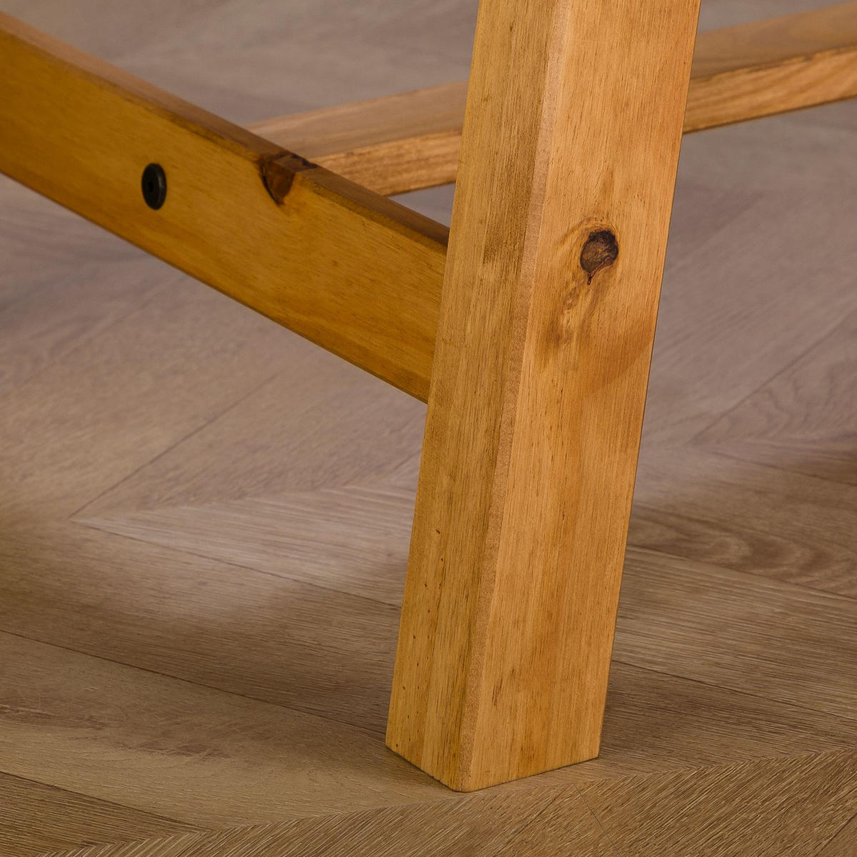 COUCHTISCH LUZERNA gebeizt/gewachst - Kieferfarben, Holz (60/110/45cm) - IDIMEX