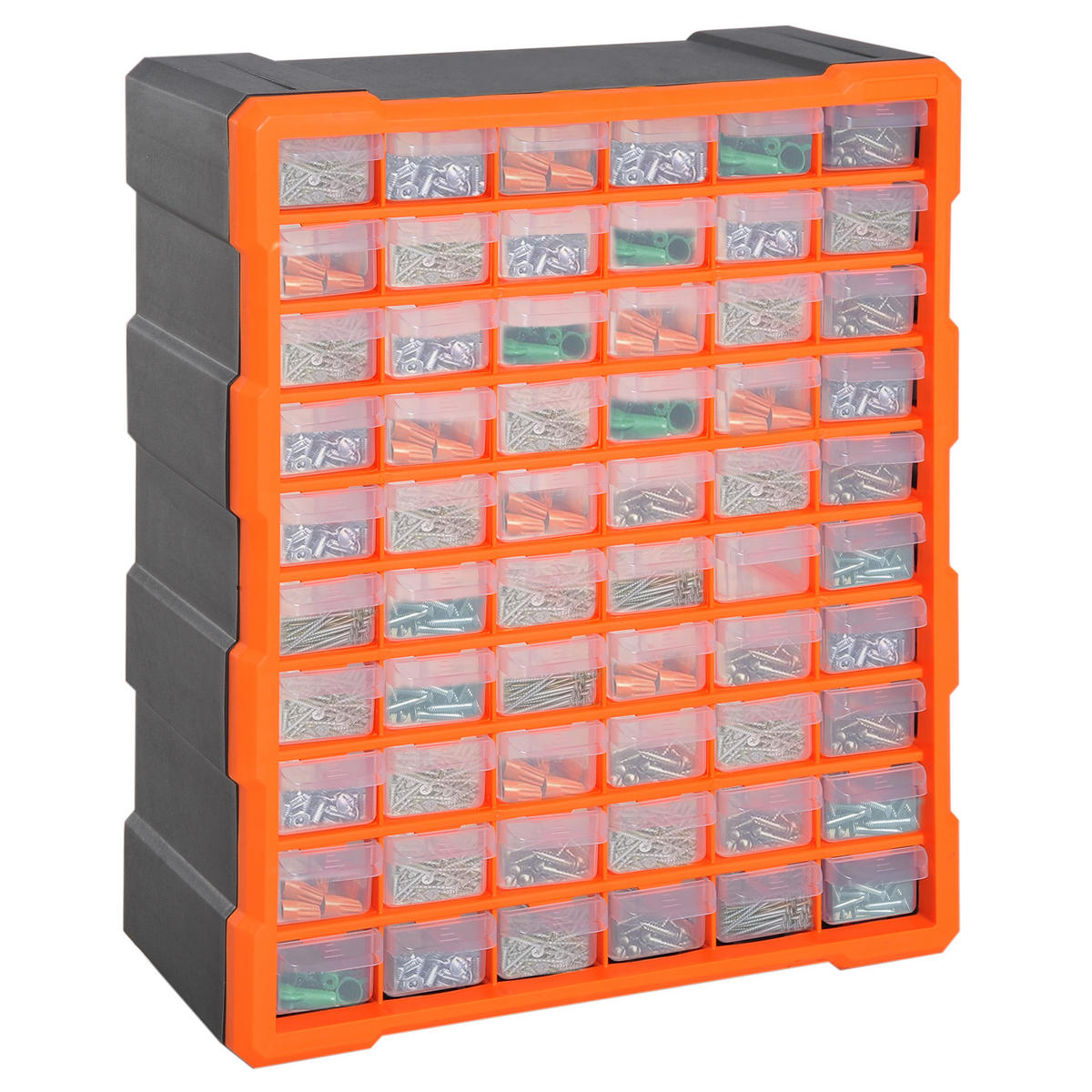 SORTIERKASTEN DE-09507 Orange - Orange, Kunststoff (16/47.5/38cm) - ComfortXL