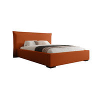 POLSTERBETT Amada Komplettset In Pop - Kupferfarben, Holzwerkstoff/Textil (160/200cm) - Fun Möbel