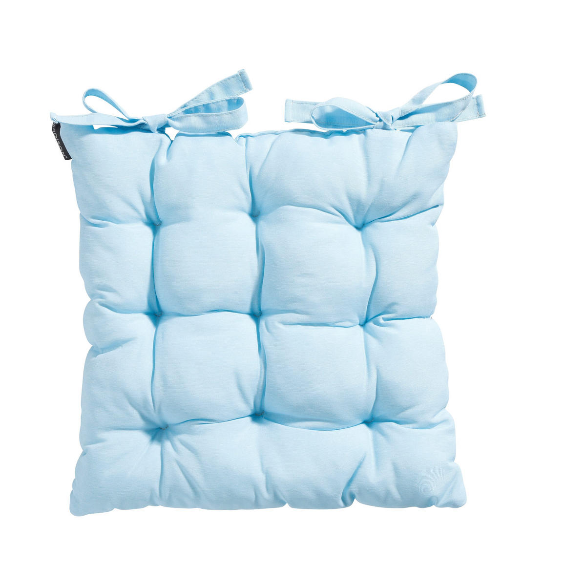 SITZKISSEN Panama 46/46 cm 4er-Set - Hellblau, Textil (46/6/46cm) - Madison