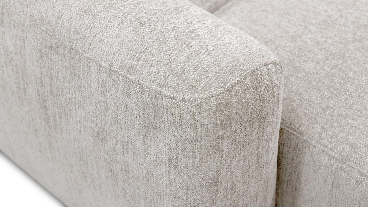 ECKSOFA NERO 4-Sitzer, ecru - Ecru/Schwarz, Holz/Textil (272/81/159cm) - Courtois Laville