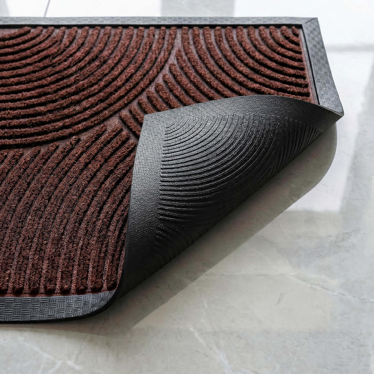 ROHOŽ - tmavočervená, plast (60/40cm) - Relaxdays