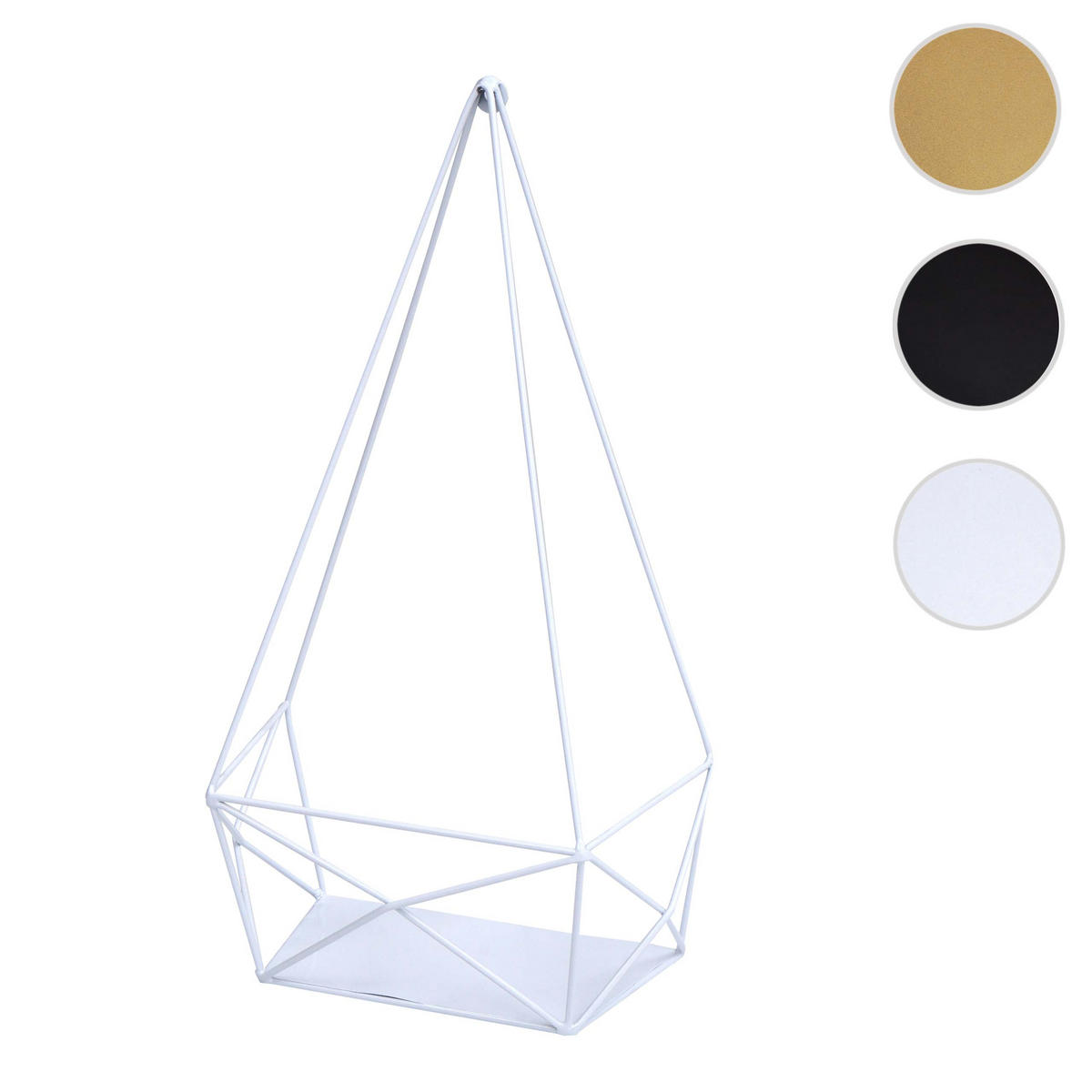 WANDREGAL Weiß - Weiß, Metall (23/44/11cm) - MCW