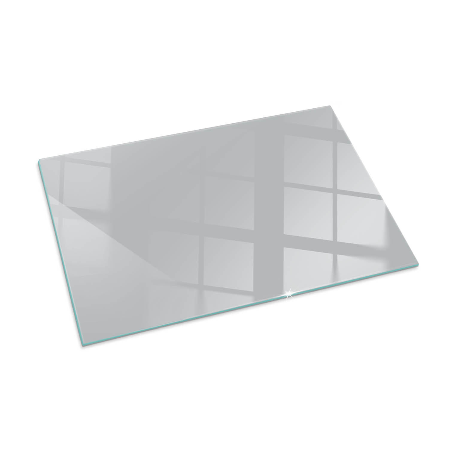 ArtPrintCave Glasplatte Grau 100x70x0.4 cm