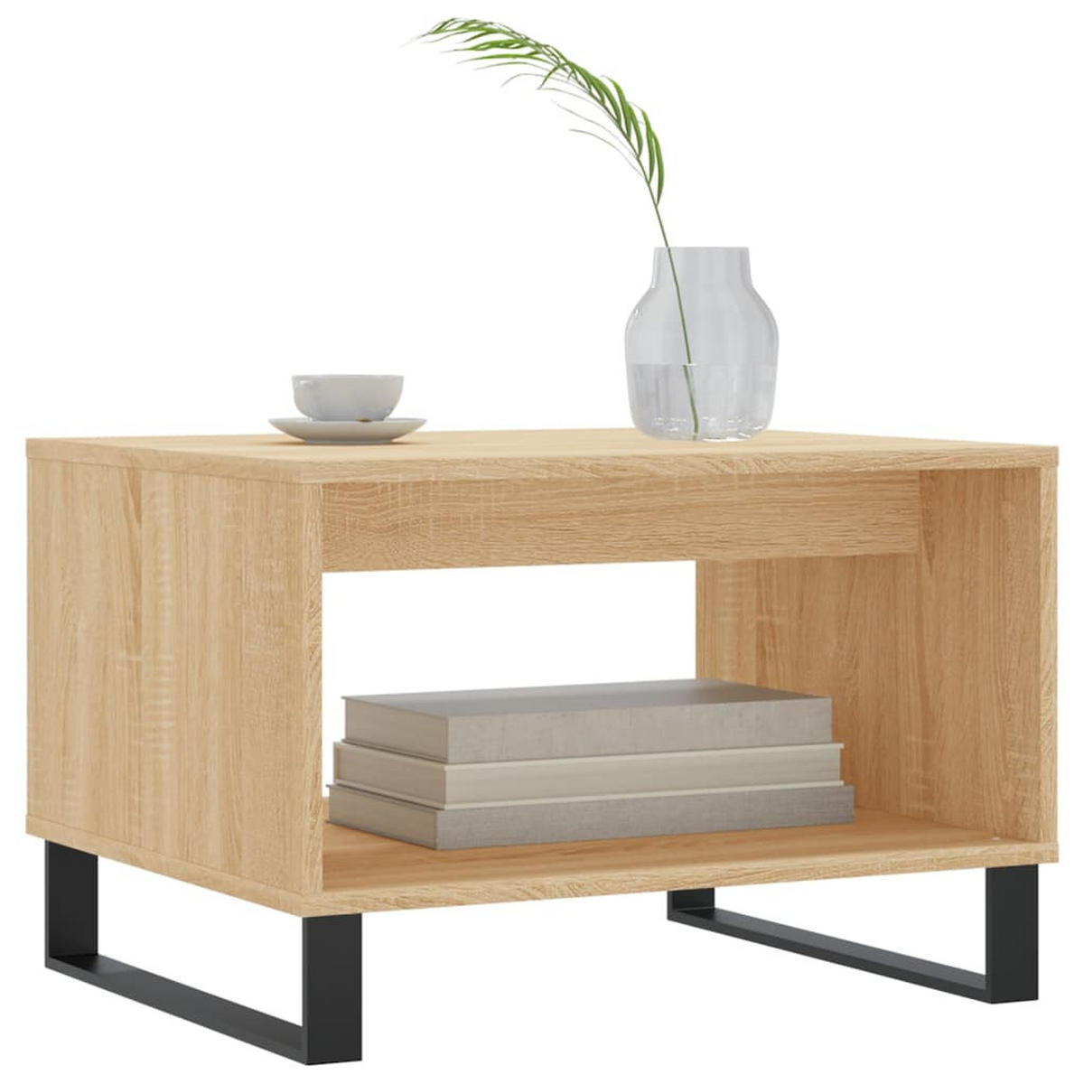COUCHTISCH Sonoma-Eiche 60x50x40 cm Holzwerkstoff - Braun, Holzwerkstoff (60/50/40cm) - furnicato