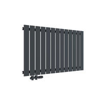 HEIZKÖRPER Flachheizkörper Anthrazit 63/100/4,9 cm - Anthrazit, Metall (100/63/4.9cm) - EMKE