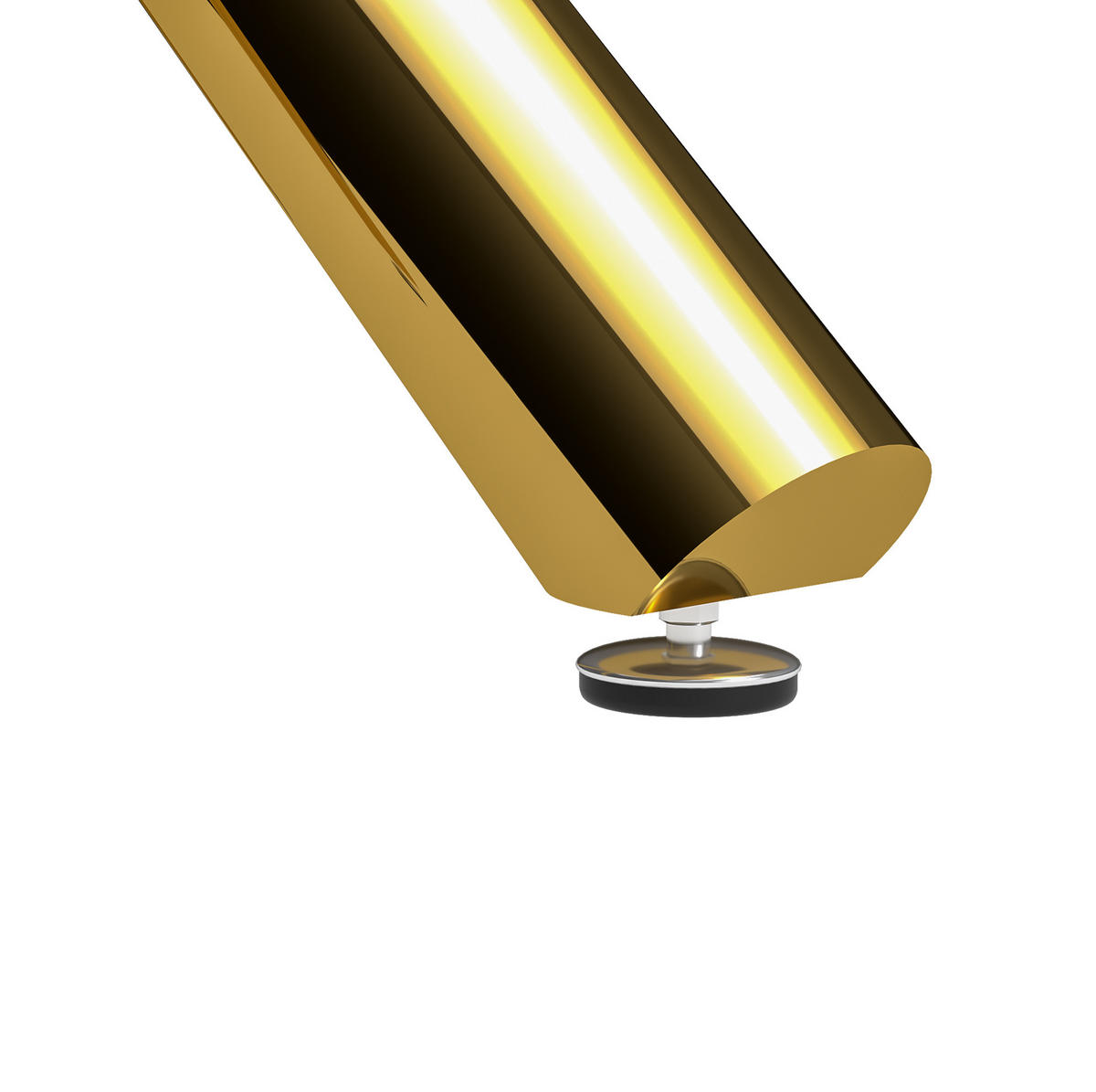 ESSTISCH 80/76/80 cm Gold aus Glas und Metall mit Kreuzfuß - Goldfarben, Metall (80/80/76cm) - OKMYHOME