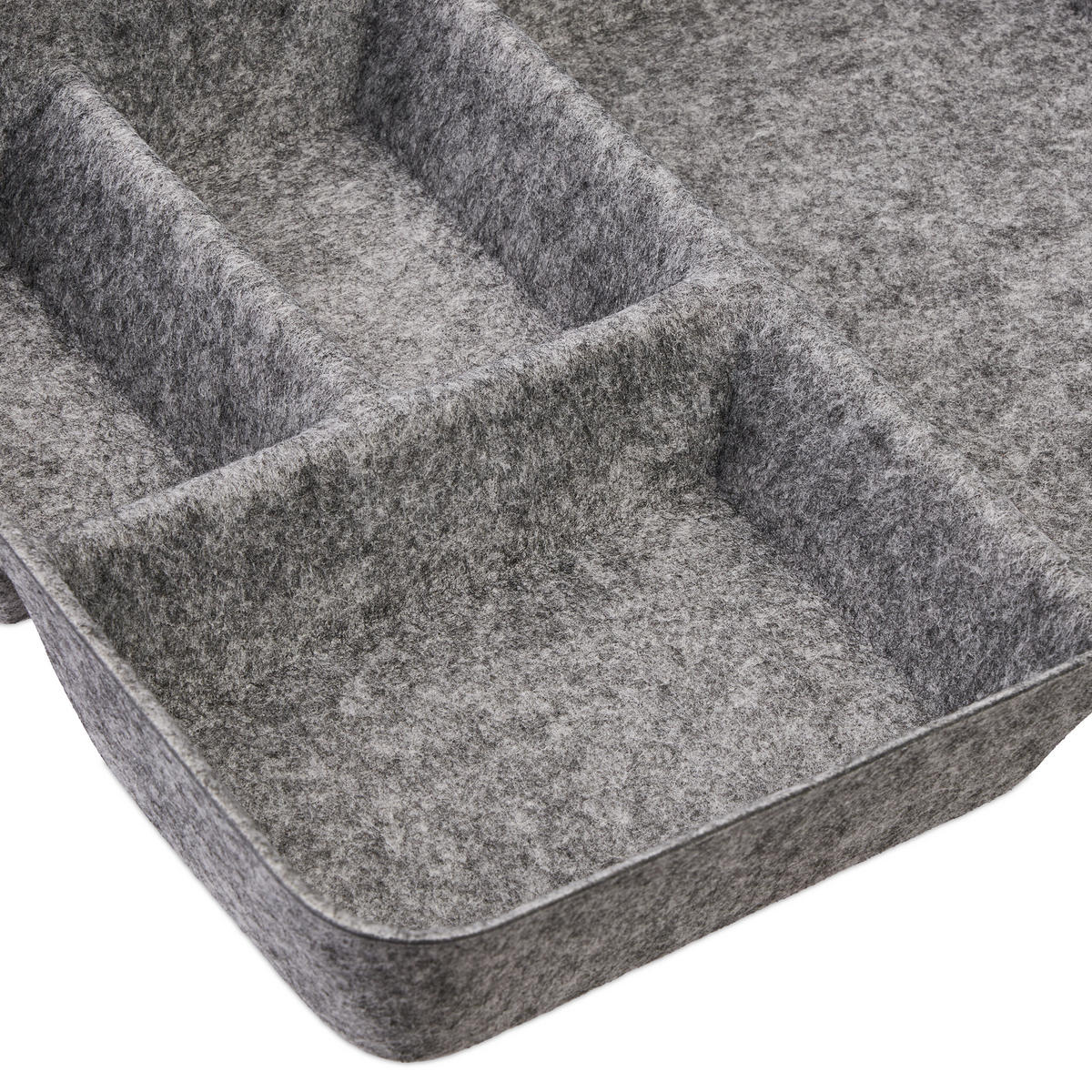 SCHUBLADENORGANIZER - Grau, Textil (30/40/6.5cm) - Relaxdays
