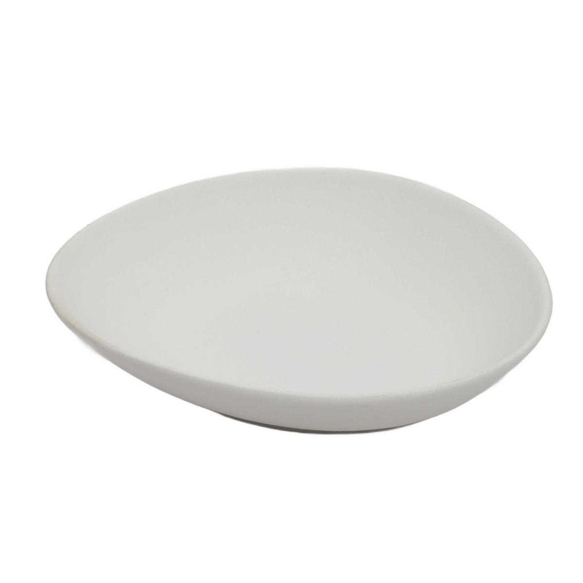 SUPPENTELLER Galet Weiß 22/20/4,5 cm - Weiß, Keramik (22/20/4.5cm) - Secret de Gourmet