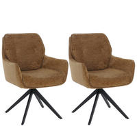 ESSZIMMERSTUHL Gelb 2er-Set - Gelb, Metall (61/88/61cm) - MCW