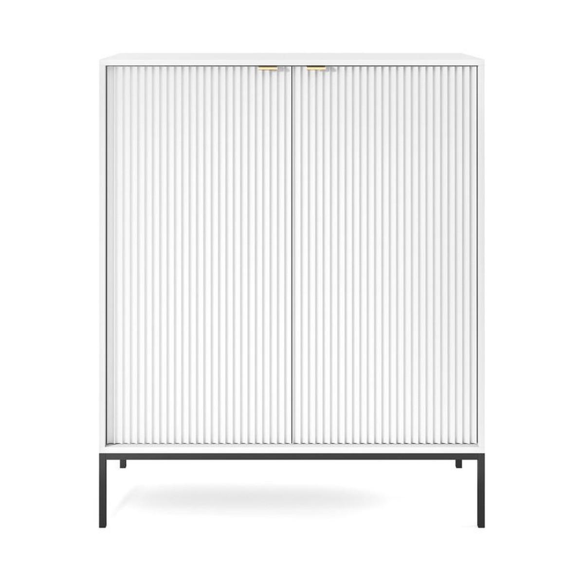 KOMMODE – K104 – 104 cm – NOVA – Weiß - Weiß, Holzwerkstoff (104/125/39cm) - hi-markt