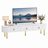 TV-ELEMENT mit 3 Schubladen 174 cm MDF Weiß - Weiß, Holzwerkstoff (35/41/174cm) - Beauniv