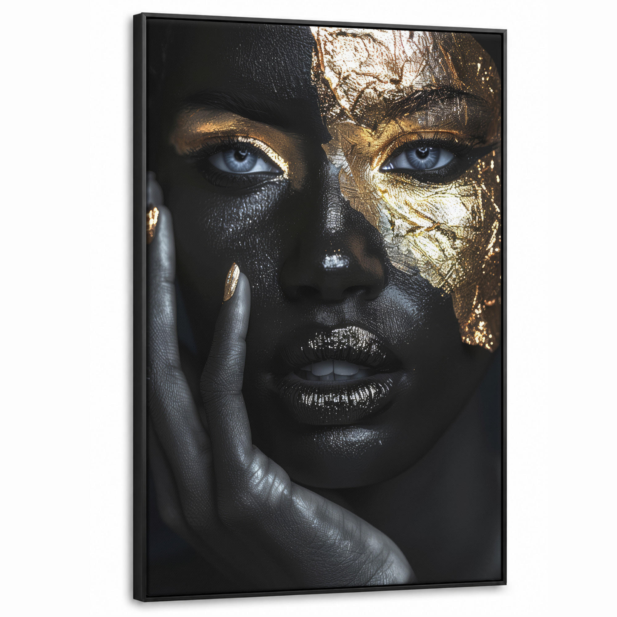 MuchoWow Leinwand Hellblau 80x120 cm