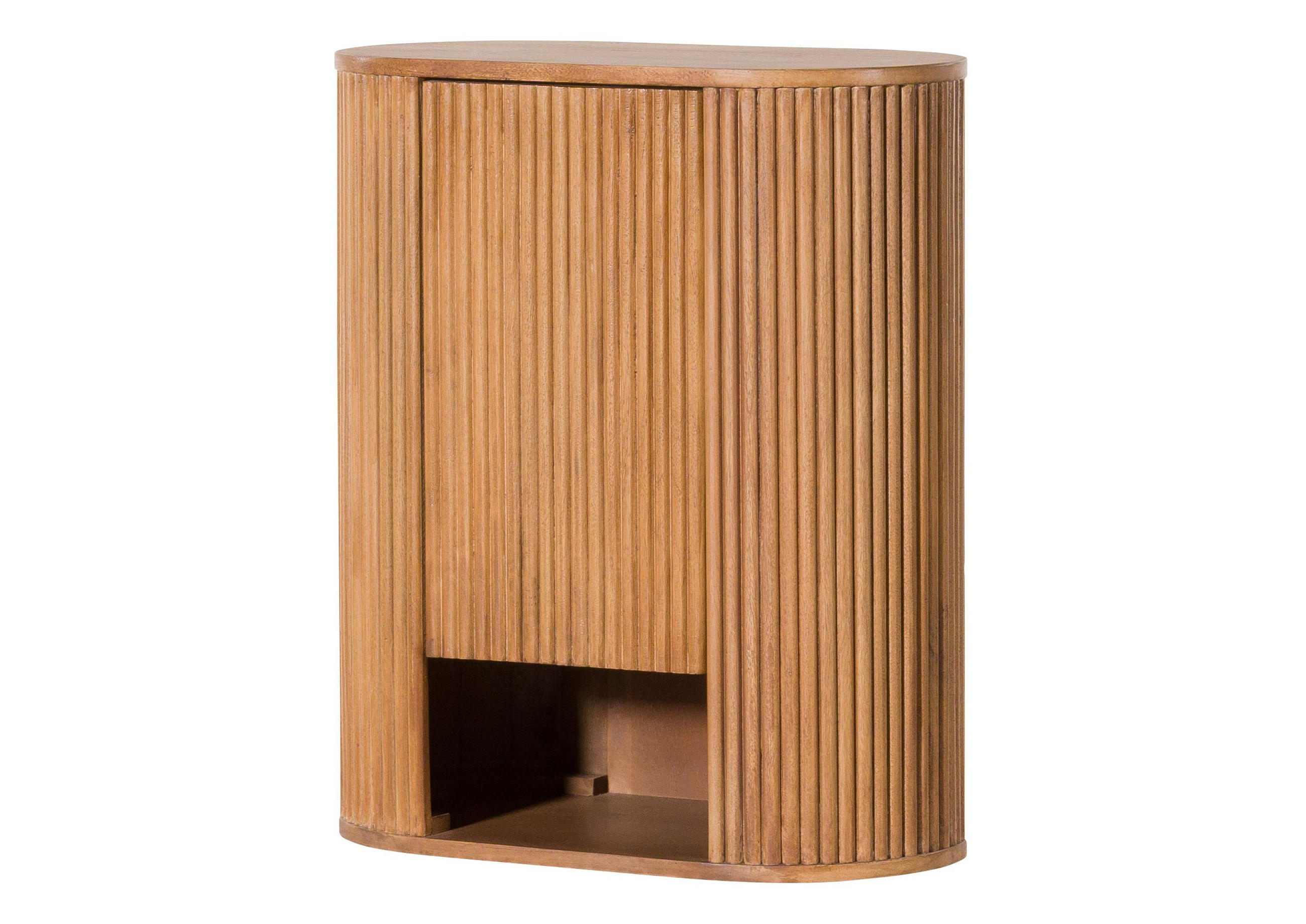 HÄNGESCHRANK Mango 55x30x65 natur lackiert BARCELONA #558 - Naturfarben, Holz (55/65/30cm) - Massivmoebel24