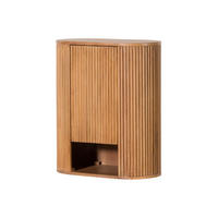 HÄNGESCHRANK Mango 55x30x65 natur lackiert BARCELONA #558 - Naturfarben, Holz (55/65/30cm) - Massivmoebel24