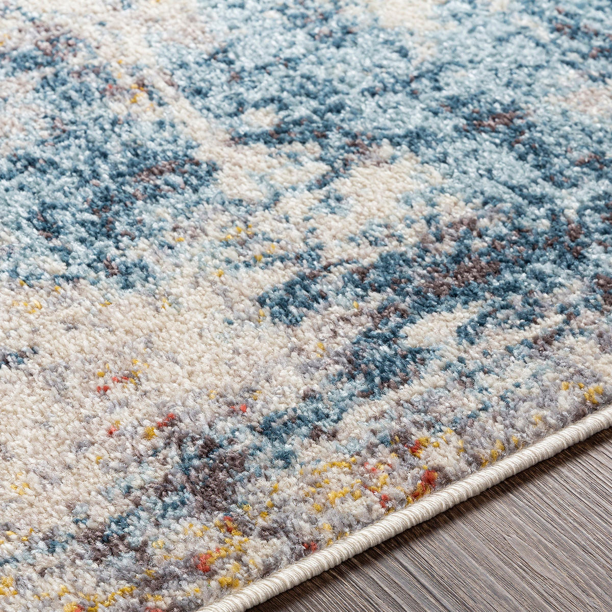 KURZFLORTEPPICH 160/213 cm Mehrfarbig - Blau/Multicolor, Naturmaterialien/Textil (160/213cm) - LIVABLISS