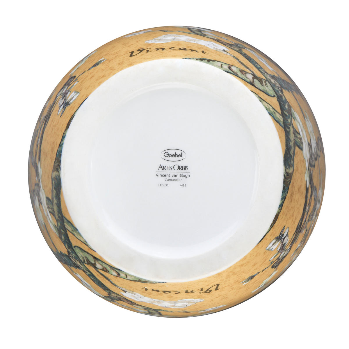 VASE Vincent van Gogh - Mandelbaum Blau, Porzellan, Bunt, 55 cm - Multicolor, Keramik (55cm) - Goebel