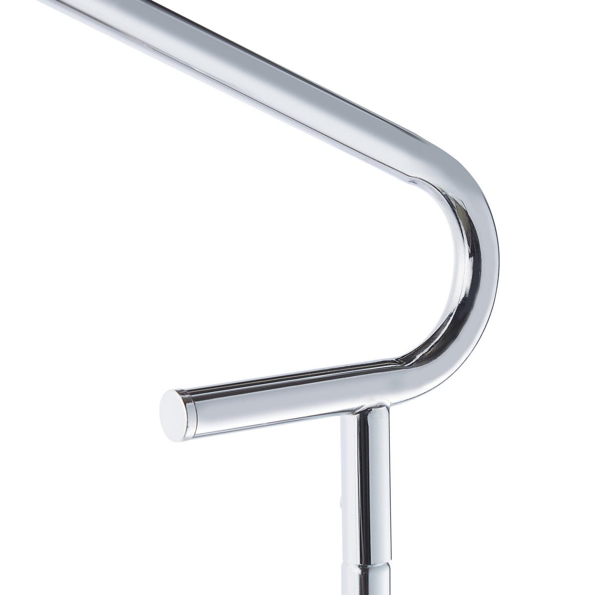 HERRENDIENER - Silberfarben, Holz/Metall (46/110/19cm) - Relaxdays