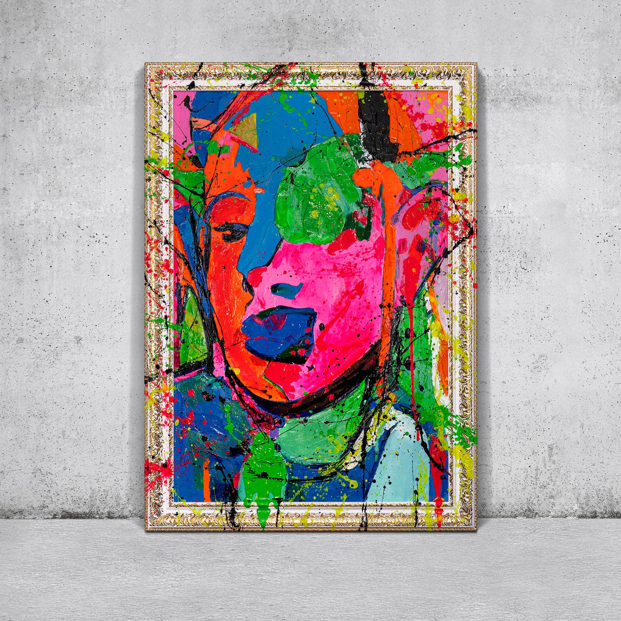 GEMÄLDE Emotion Schattenfugenrahmen Weiß 140x100 cm - Weiß, Holz (140/100cm) - YS-art gallery