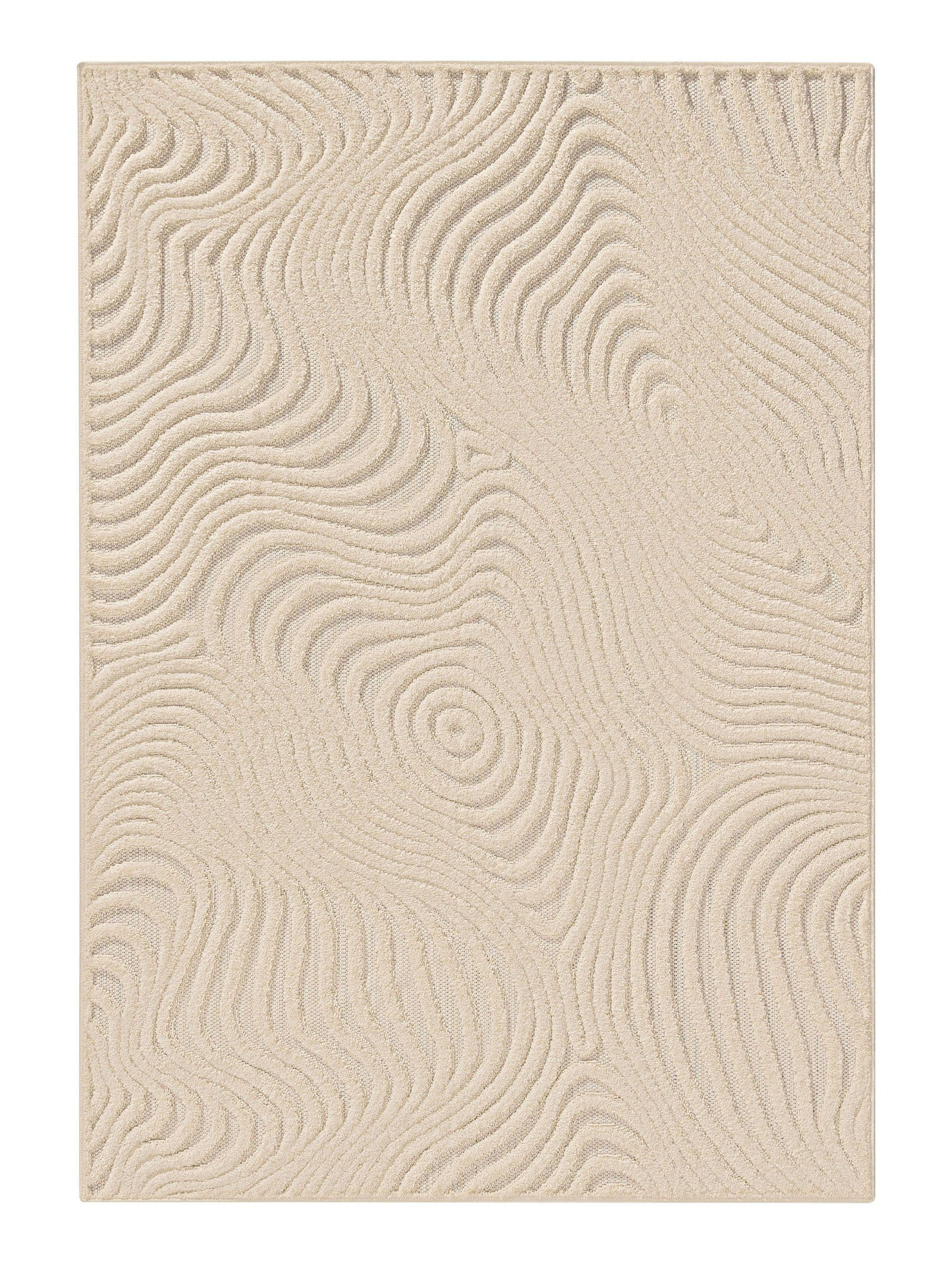 TEPPICH Leo Cream 300x400 cm - Creme, Kunststoff (300/400cm) - benuta