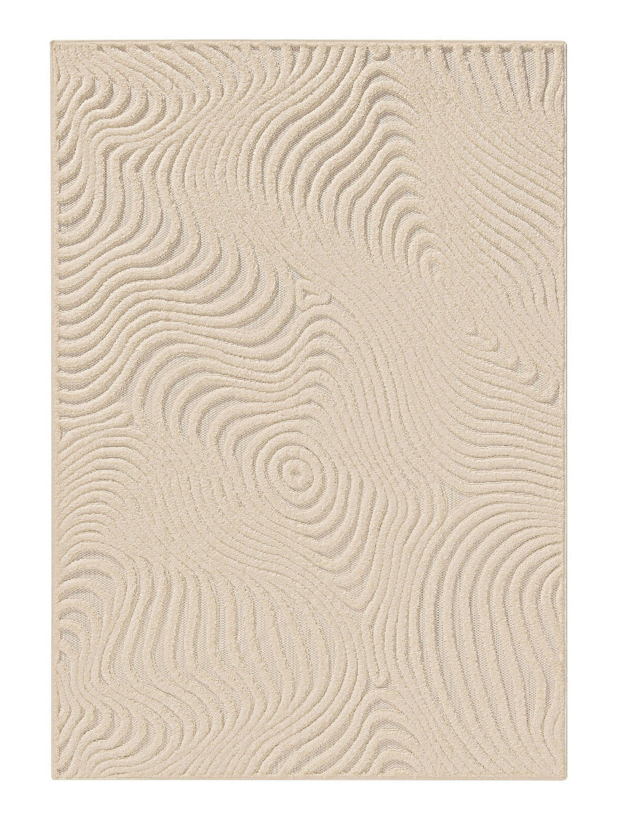 TEPPICH Leo Cream 160x230 cm - Creme, Kunststoff (160/230cm) - benuta