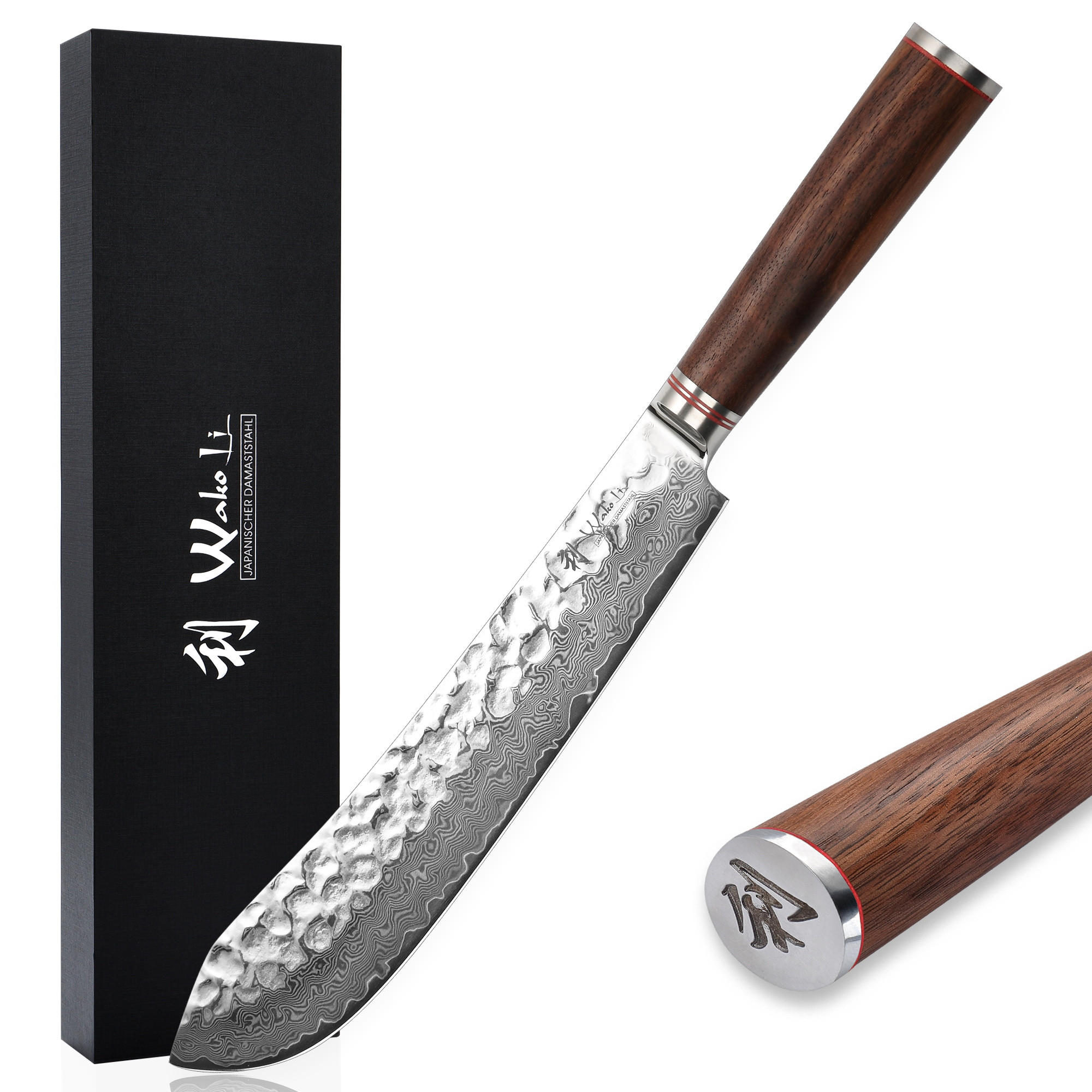 Wakoli Blockmesser Nussbaum 44 cm