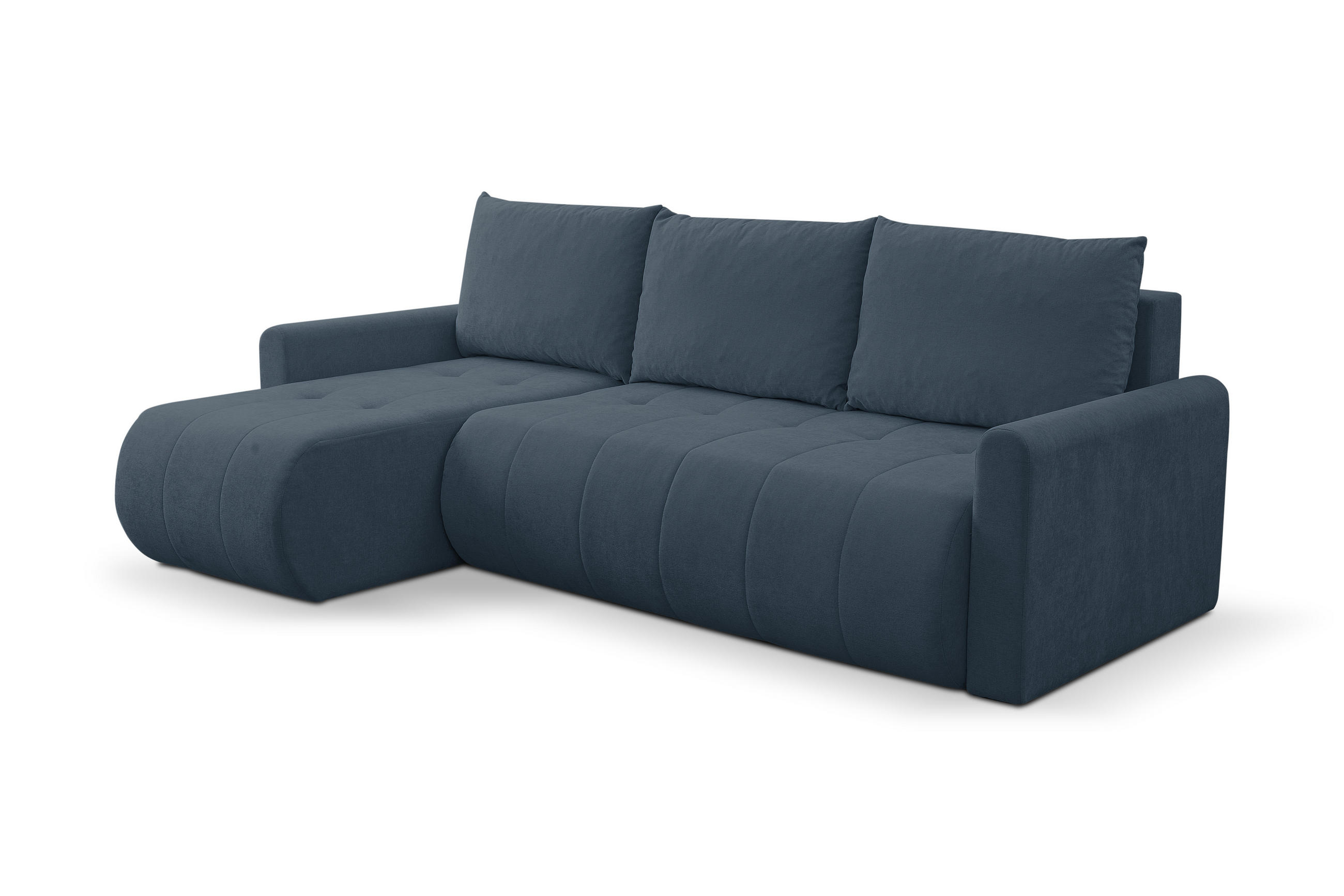 Ravio Ecksofa Dunkelblau 245x143 cm