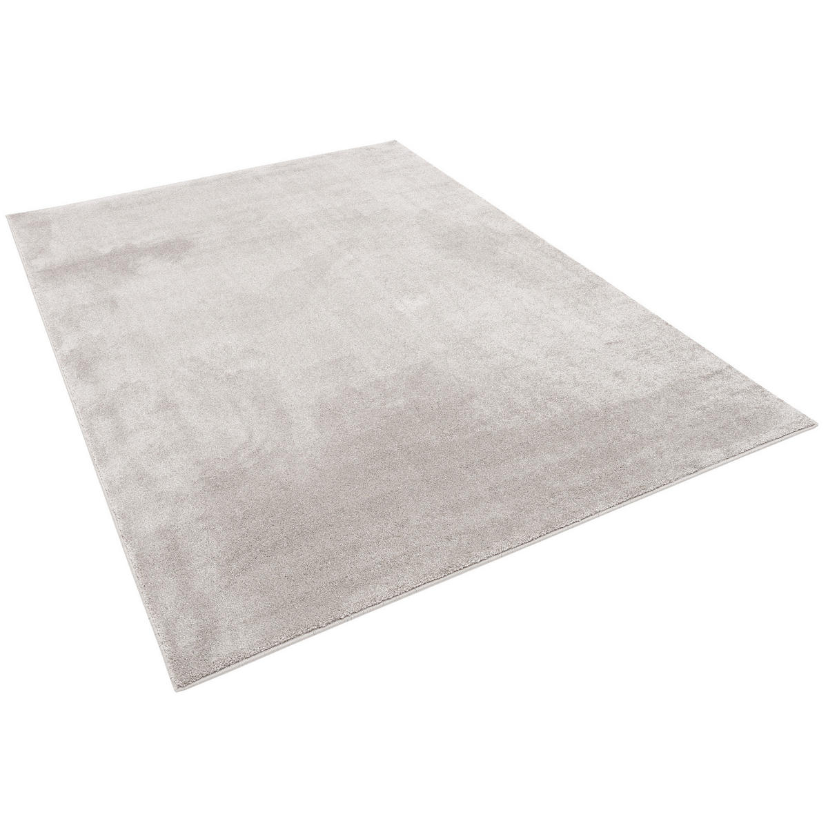 LUXUS SOFT-VELOURS TEPPICH VERONA - Grau, Textil (80/150cm) - Pergamon