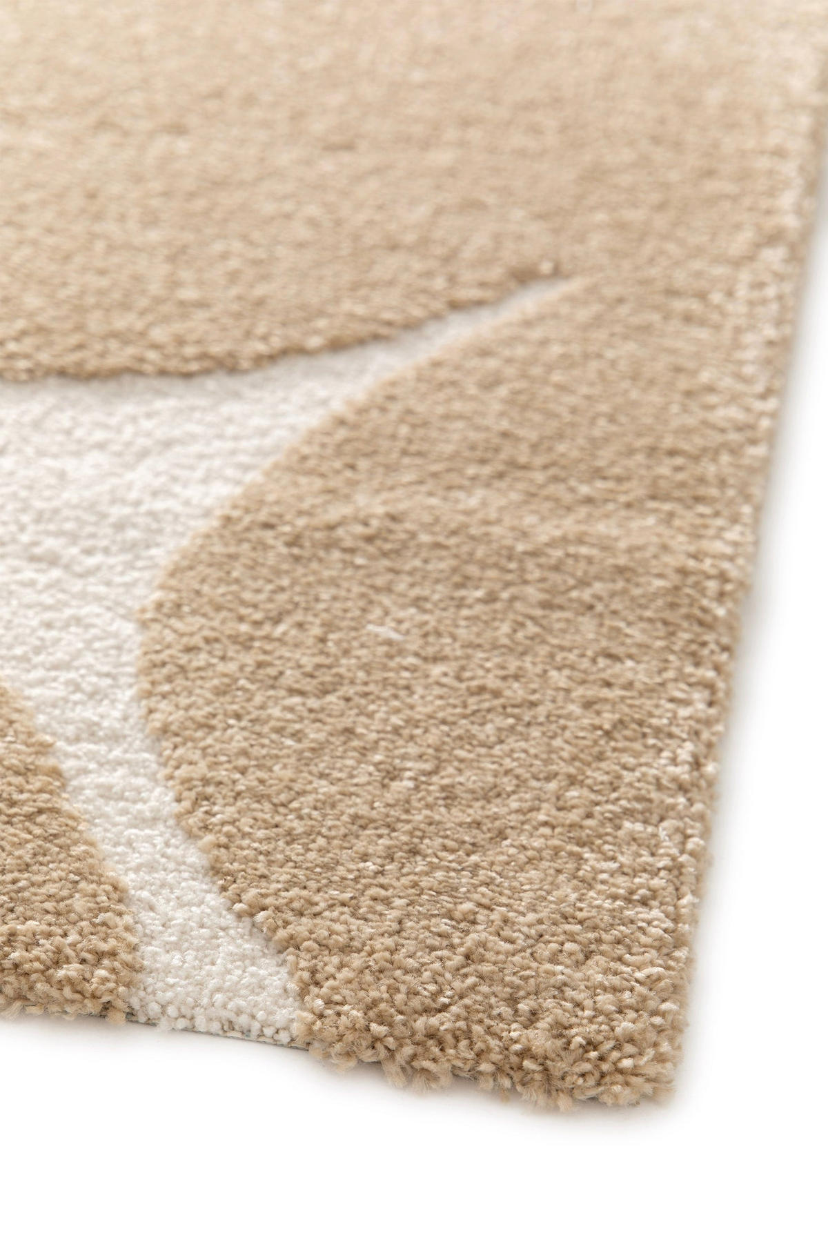 TEPPICH sehr weich mit Relief-Effekt bruin - Braun, Textil (120/170cm) - AFK Living