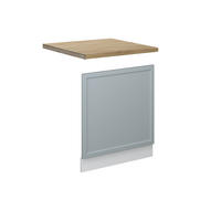 FRONTBLENDE Fame-Line Hellblau-grau 60 cm, AP Eiche - Blaugrau/Weiß, Holzwerkstoff (60/67.4/1.6cm) - Vicco