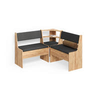 ESSZIMMER-ECKBANK Tiberio Goldkraft Eiche 120 x 120 cm - Honigeiche, Holzwerkstoff (120/120cm) - Livinity®