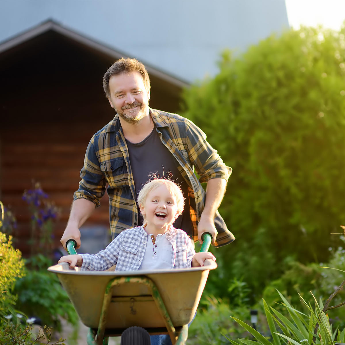 SCHUBKARRENRAD - Multicolor, Kunststoff/Metall (38.5/8/38.5cm) - Relaxdays