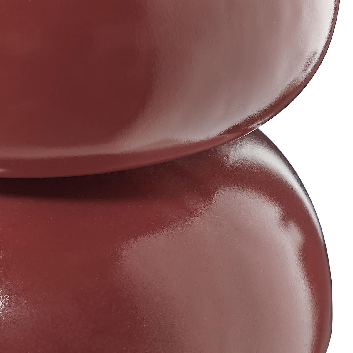 BEISTELLTISCH Pieces - Rot, Kunststoff (35/35/45cm) - Butlers