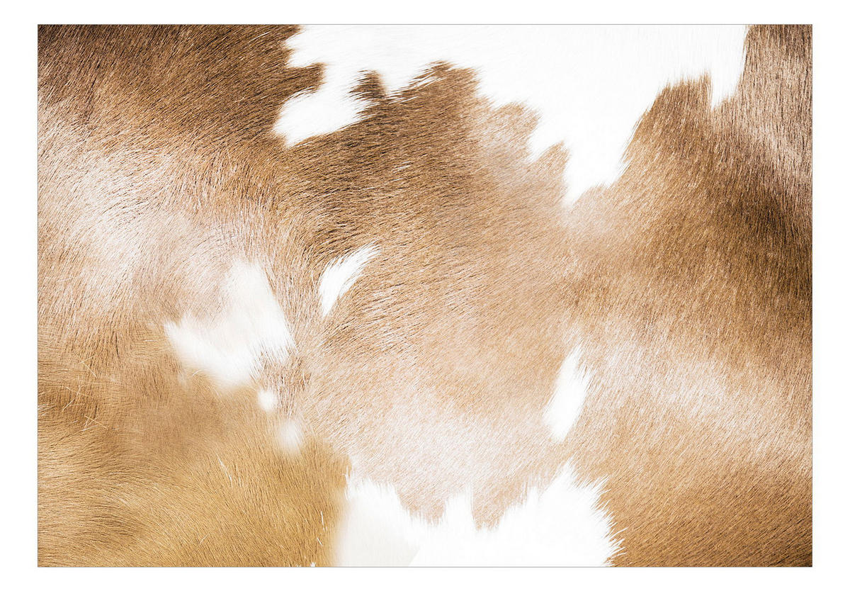 SELBSTKLEBENDE FOTOTAPETE 98/70 cm - Weiß/Braun, Kunststoff/Textil (98/1cm) - KUNSTLOFT