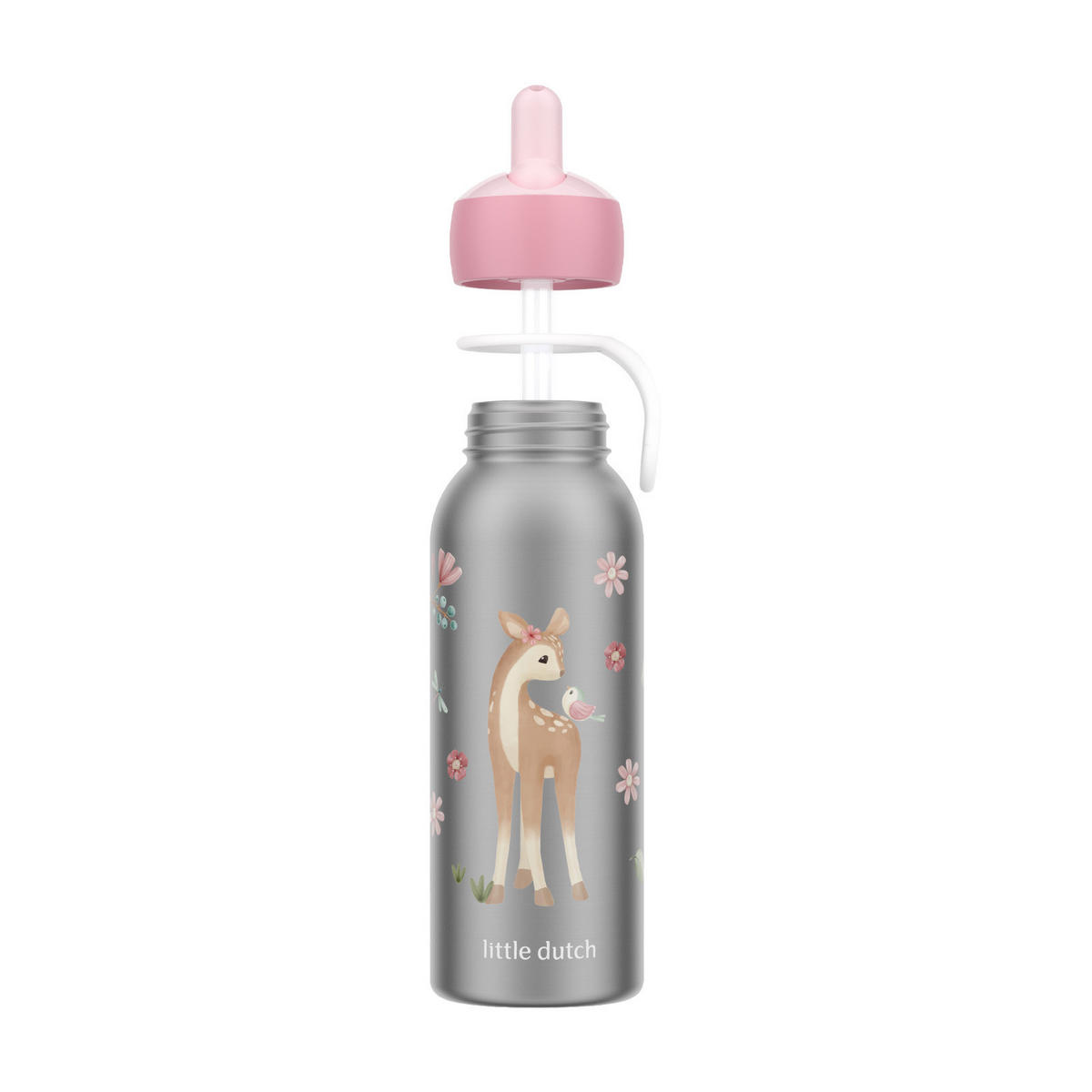 THERMOFLASCHE Campus (2025) Fairy Garden 350 ml - Pink/Rosa, Metall (0.35L) - Mepal