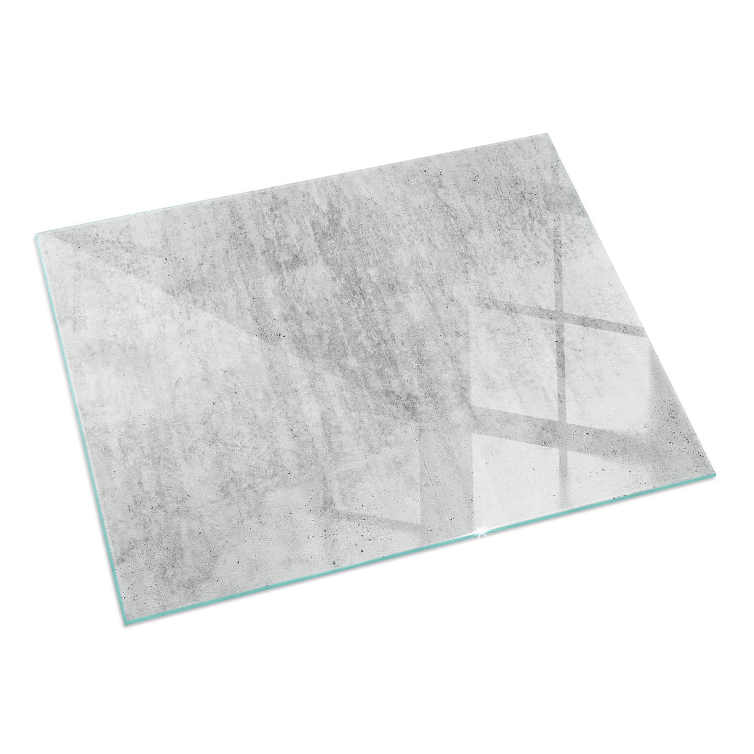 ArtPrintCave Glasplatte Grau 60x40x0.4 cm