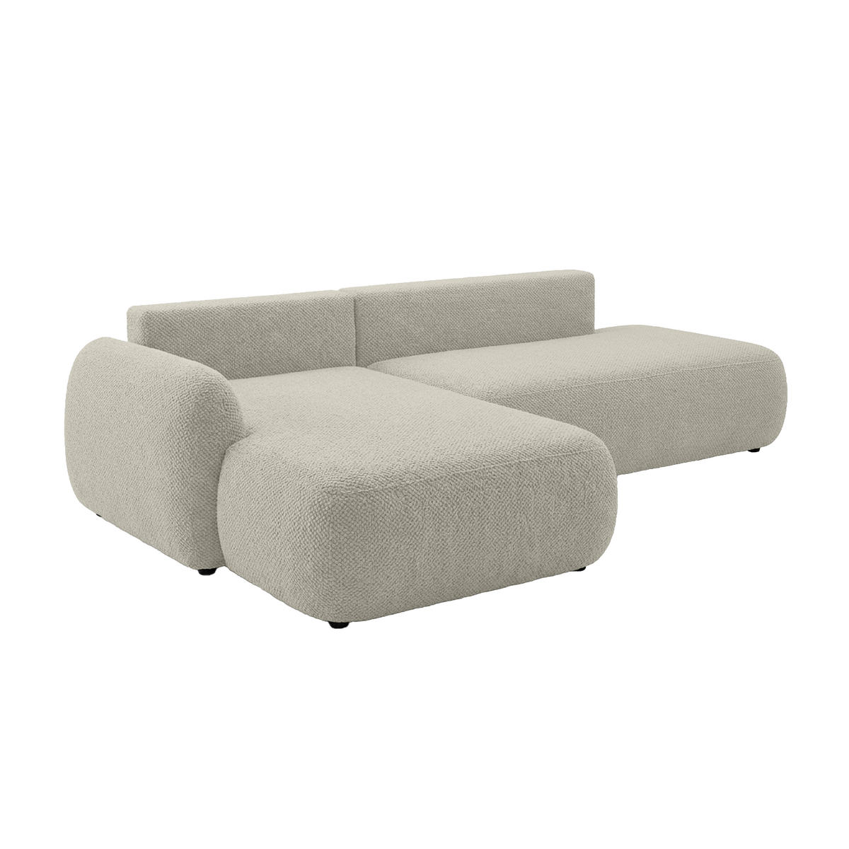 ECKSOFA Munduk I mit Schlaffunktion, Creme - Creme, Textil (302/184cm) - Fedve