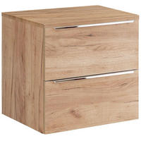 WASCHBECKENSCHRANK Toskana-56 - Braun, Holzwerkstoff (61/60/46cm) - Lomado